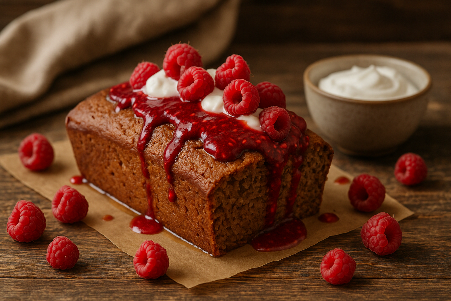 Veganes Protein-Bananenbrot