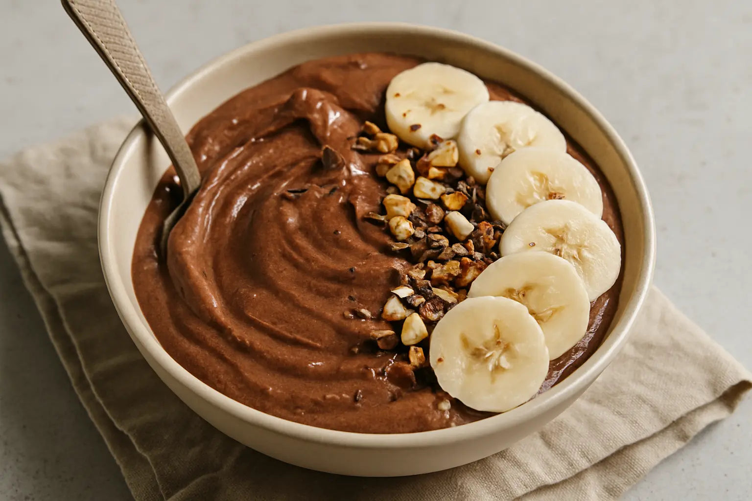 Choco-Nicecream Bowl