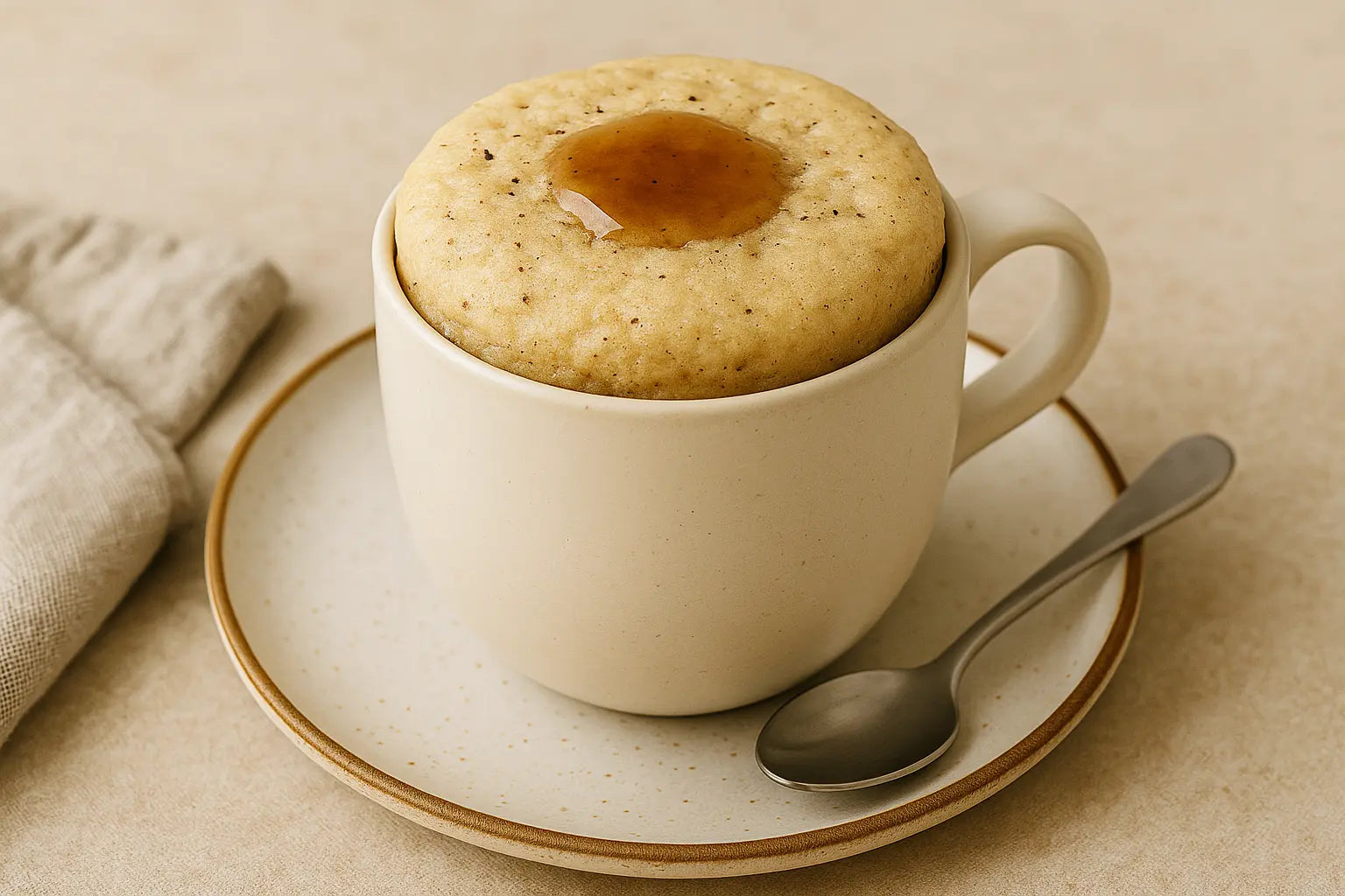Vanille-Protein-Mugcake