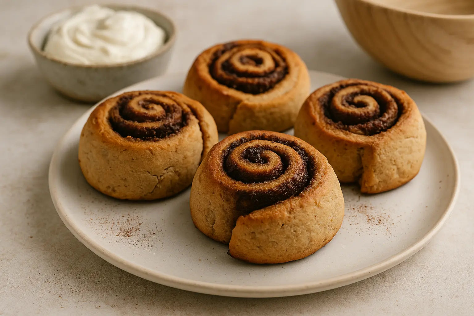 Vegane Protein-Zimtschnecken