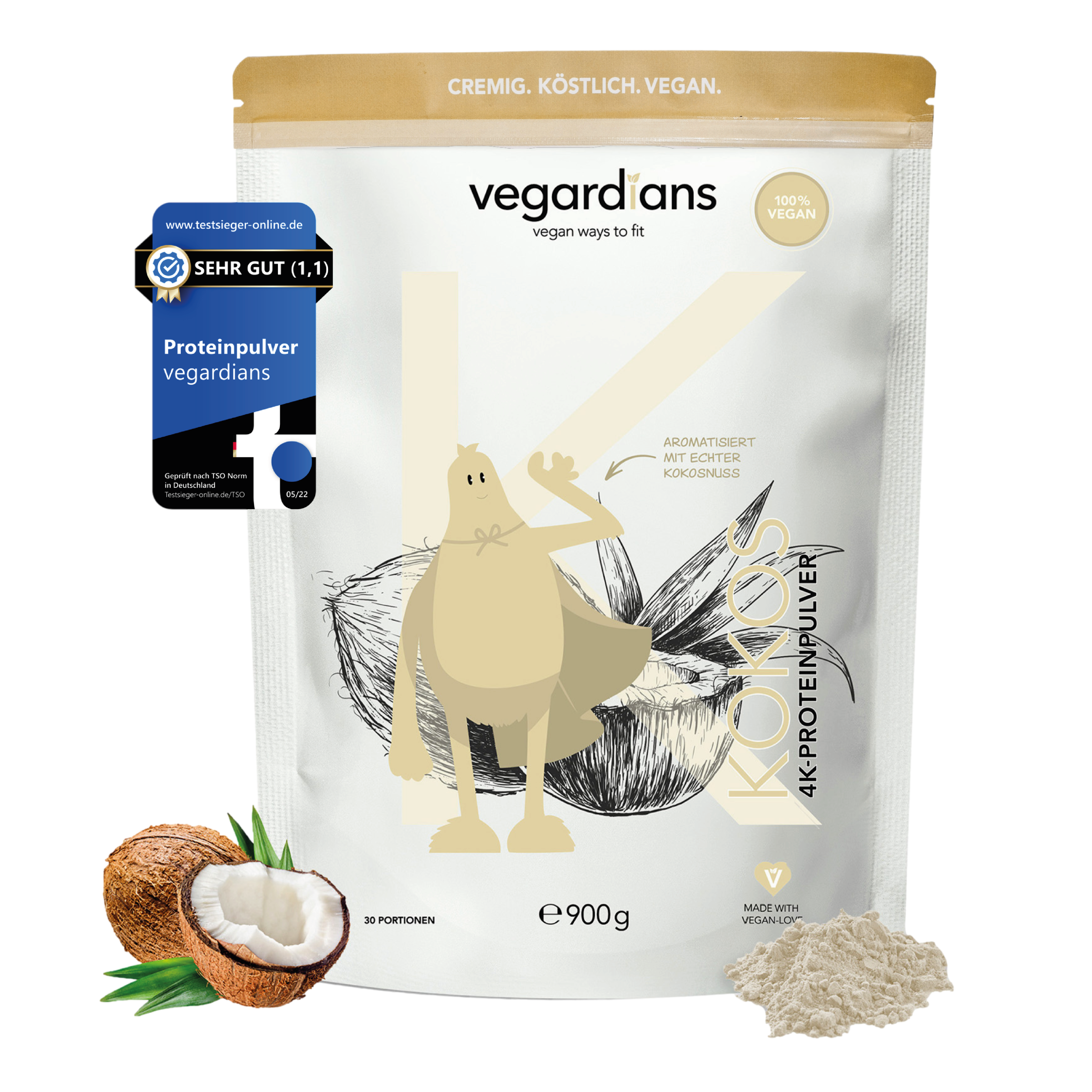 Vegan Kokos Protein