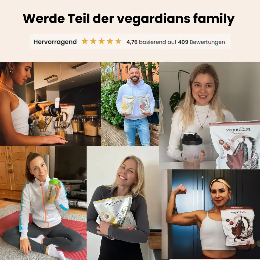 Vegardians Großes Bundle für ein gesundes und Veganer Leben. Ernährungszusatz für Muskelaufbau und tägliche Unterstützung.