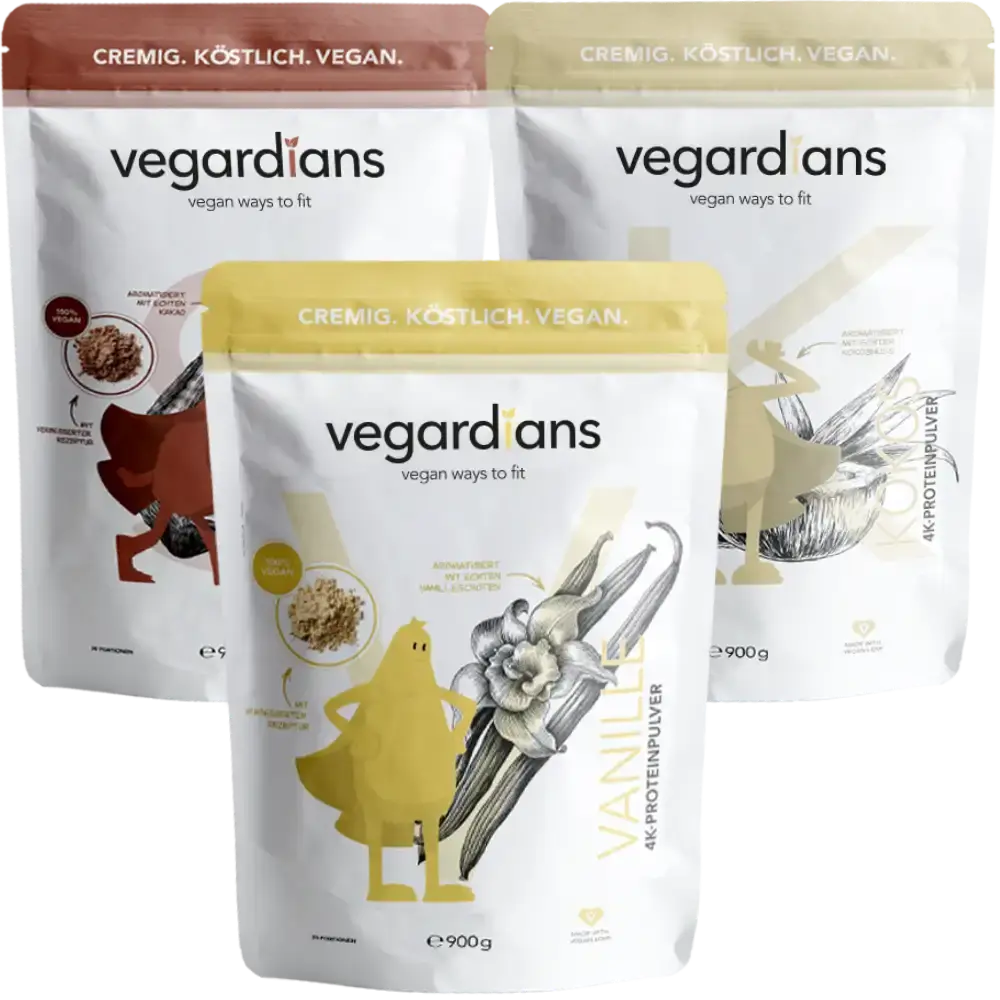 Vegardians Protein Bundle für ein gesundes und Veganer Leben. Ernährungszusatz für Muskelaufbau und tägliche Unterstützung.