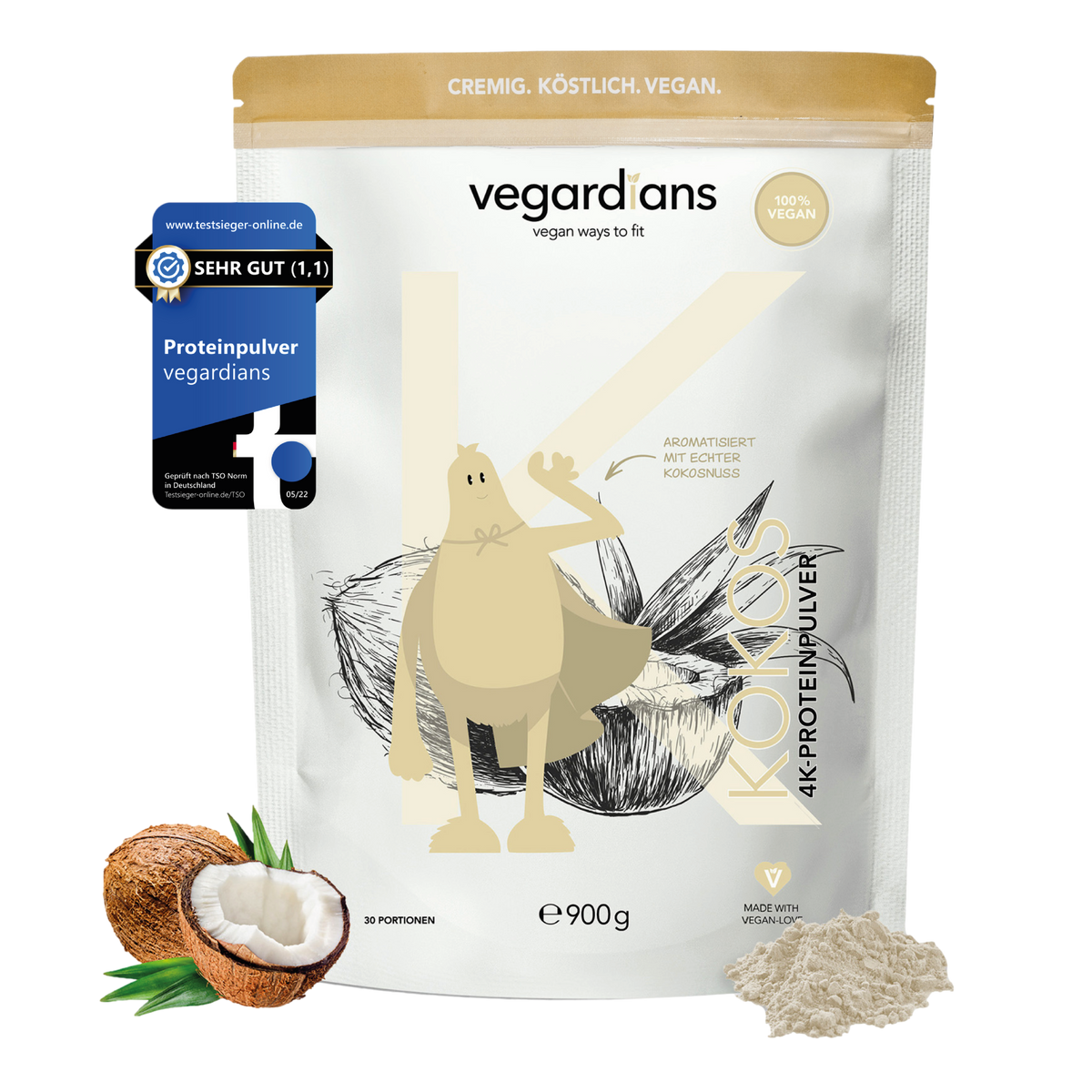 Vegan Kokos Protein