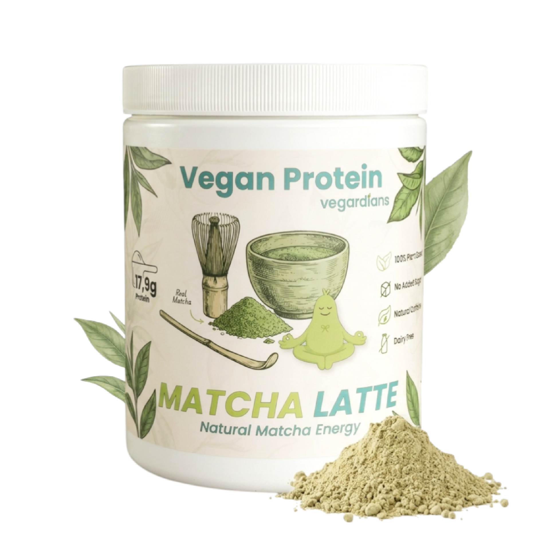 Vegan Matcha Latte Protein